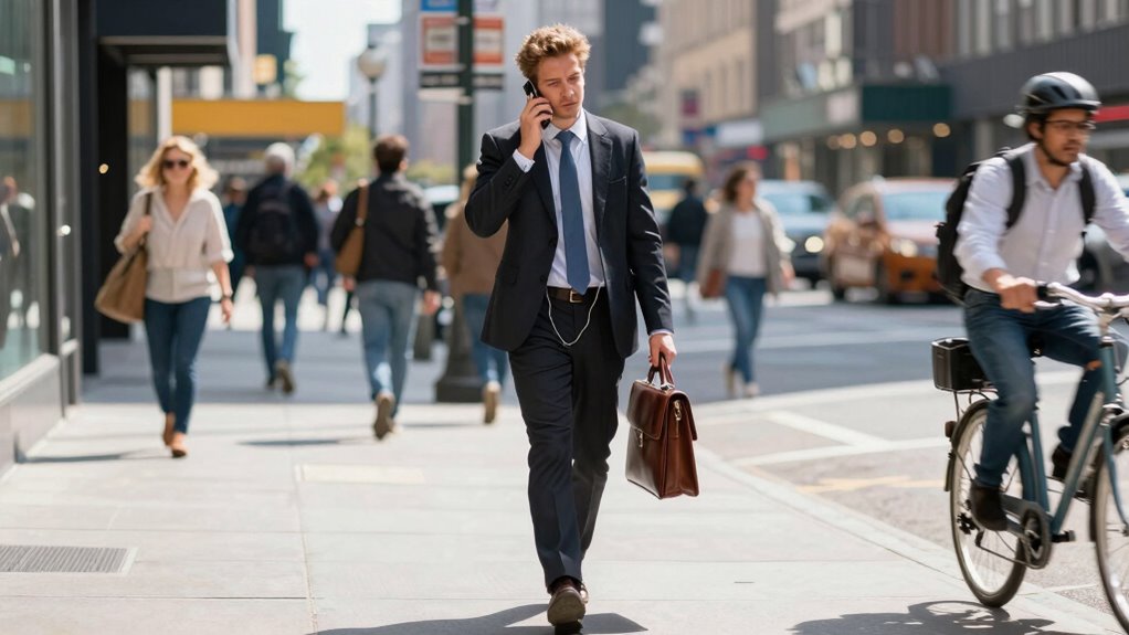 balancing work and walking