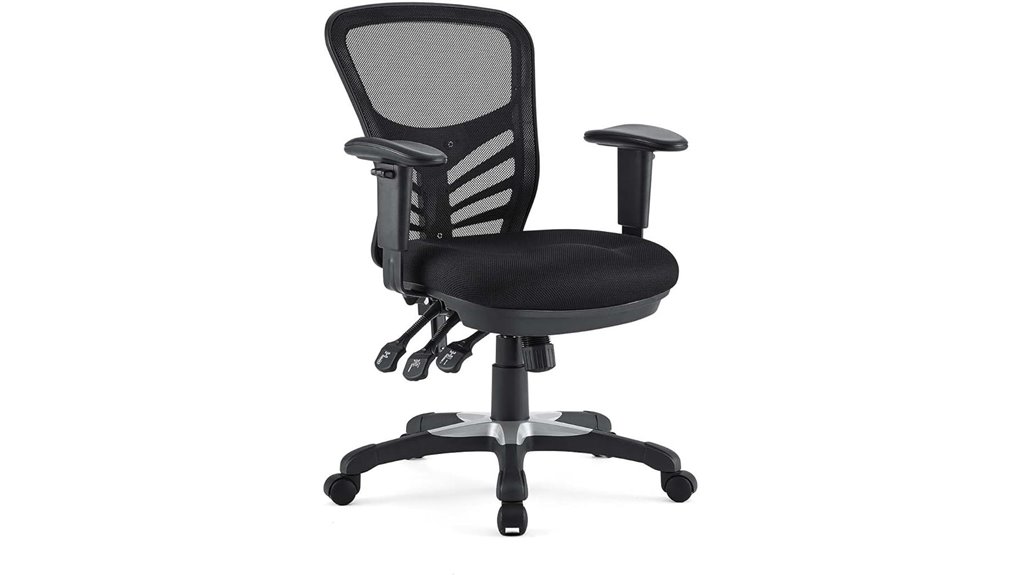 black ergonomic mesh chair
