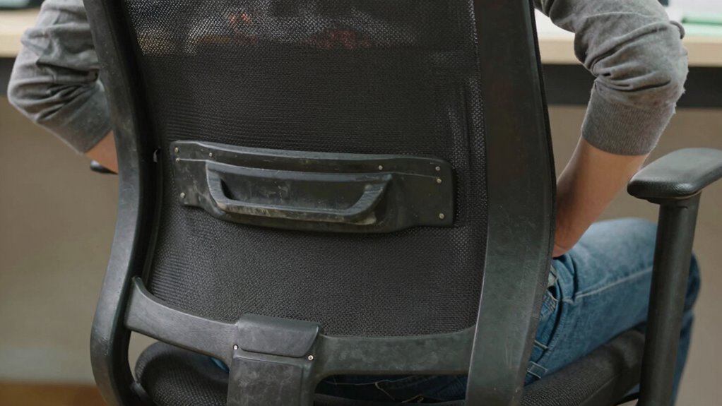 chair causing hip discomfort