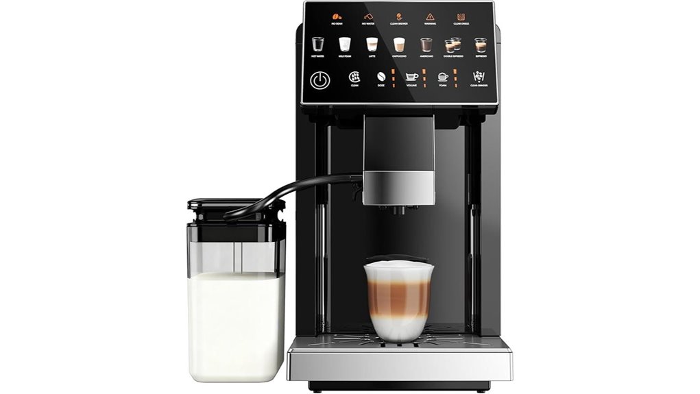coffee machine with grinder