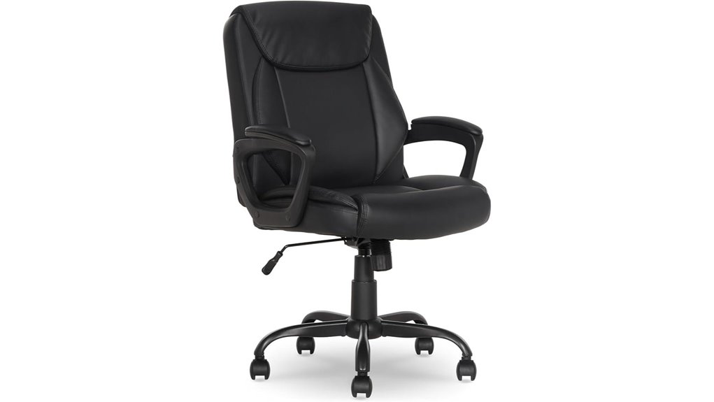 comfortable padded office chair