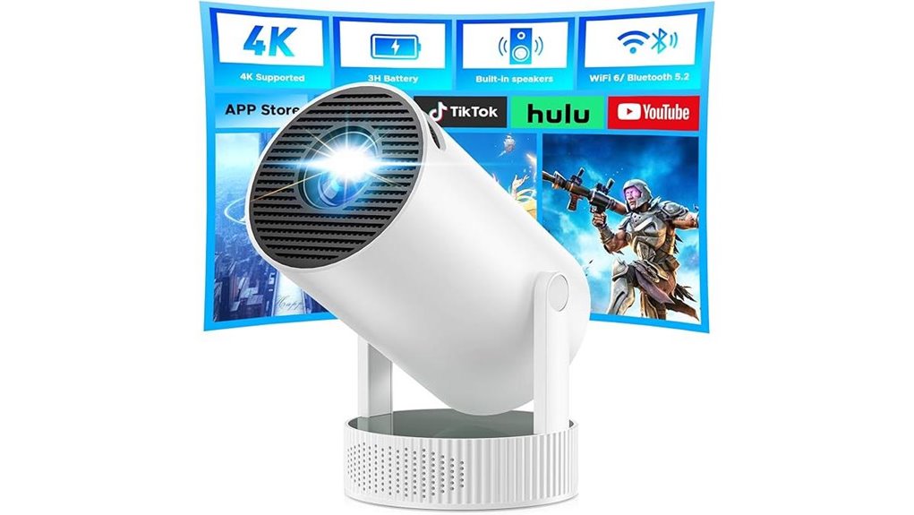 compact 4k wireless projector