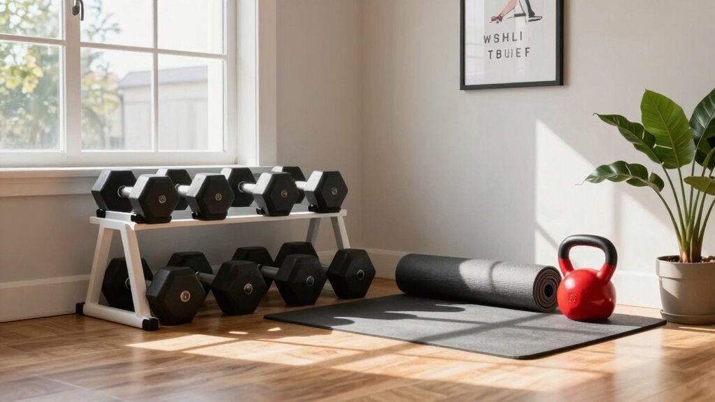 consistent home workout routine