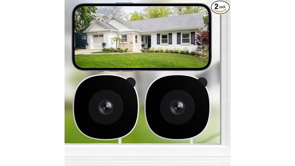 dual indoor outdoor cameras