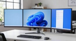 efficient ultrawide workspace arrangement