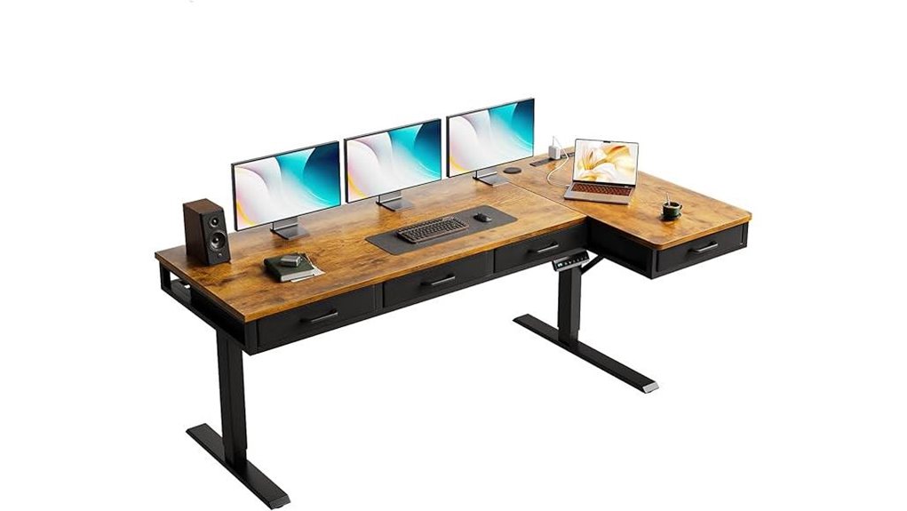 electric sit stand desk