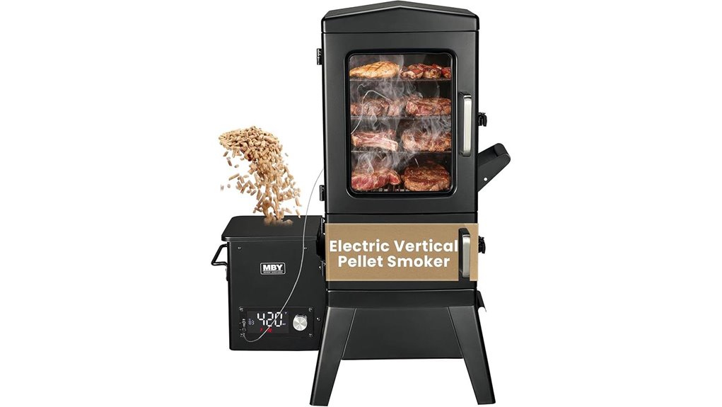 electric smoker with cover