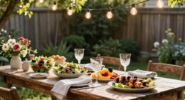 elevate simple outdoor dining