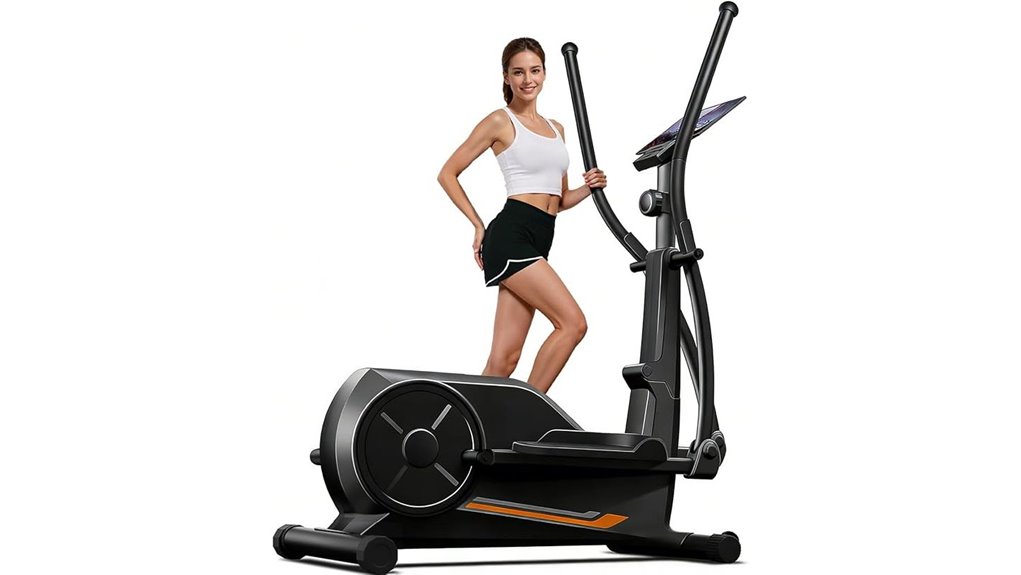 elliptical trainer with lcd