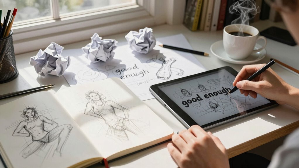 embrace imperfection and progress