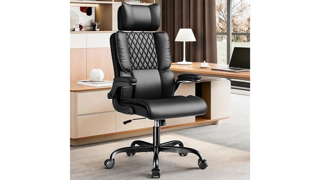ergonomic executive reclining chair