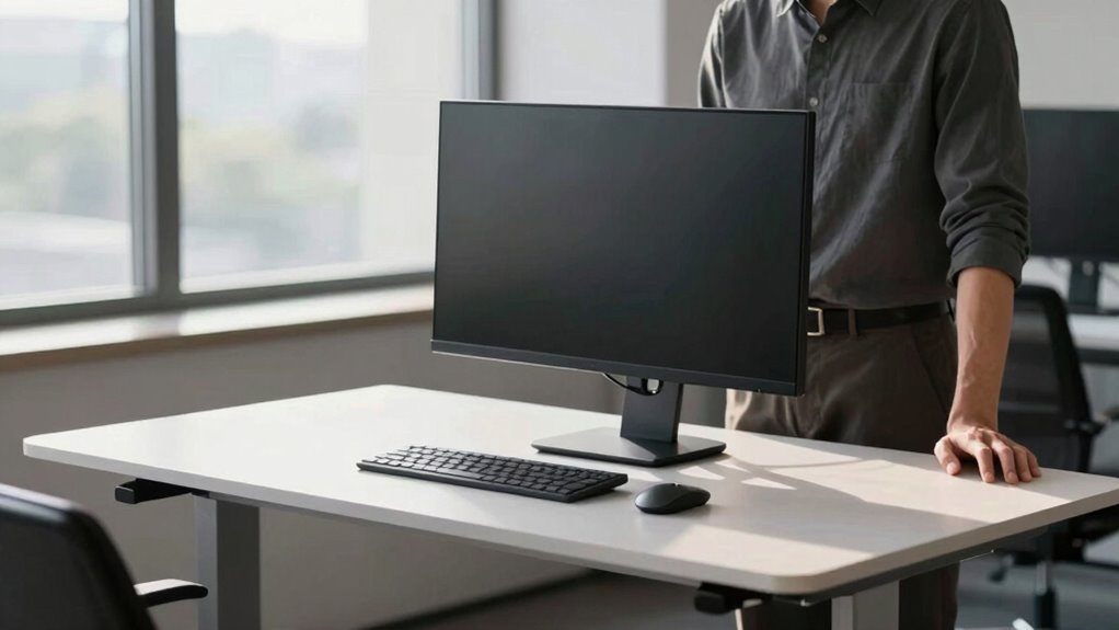 ergonomic setup enhances focus