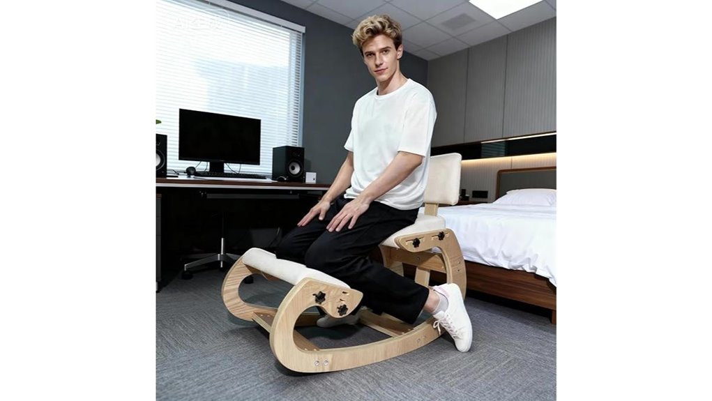 ergonomic supportive kneeling chair