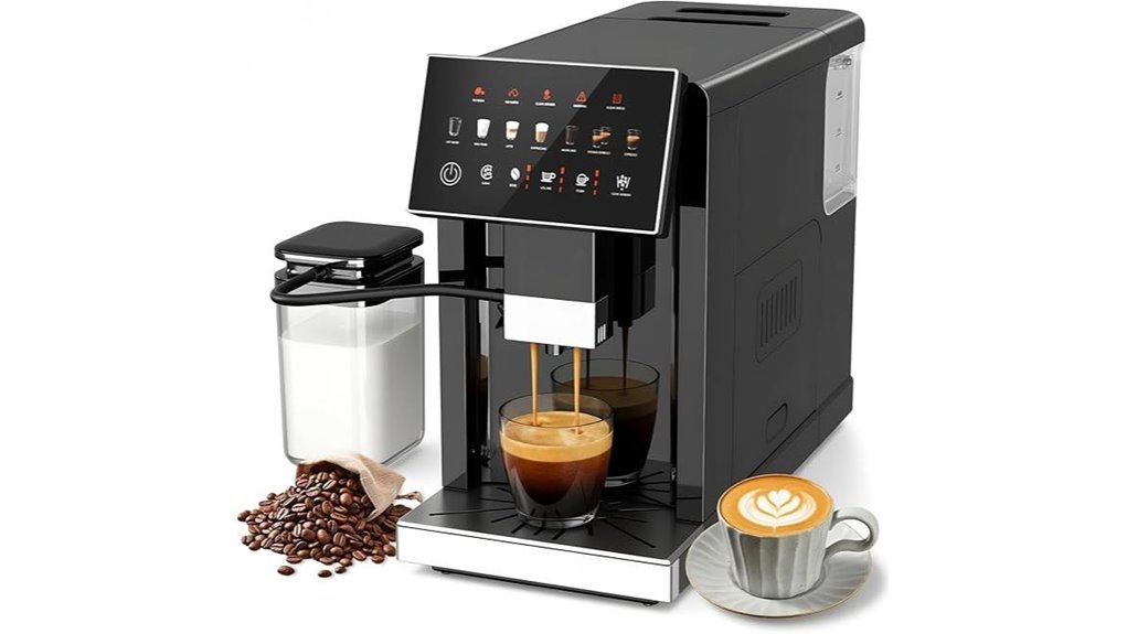 espresso grinder milk frother