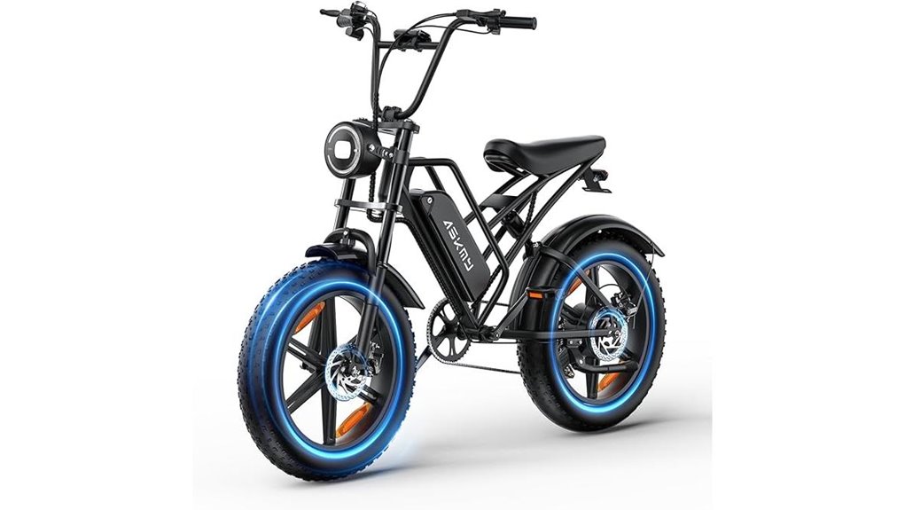 foldable fat tire e bike