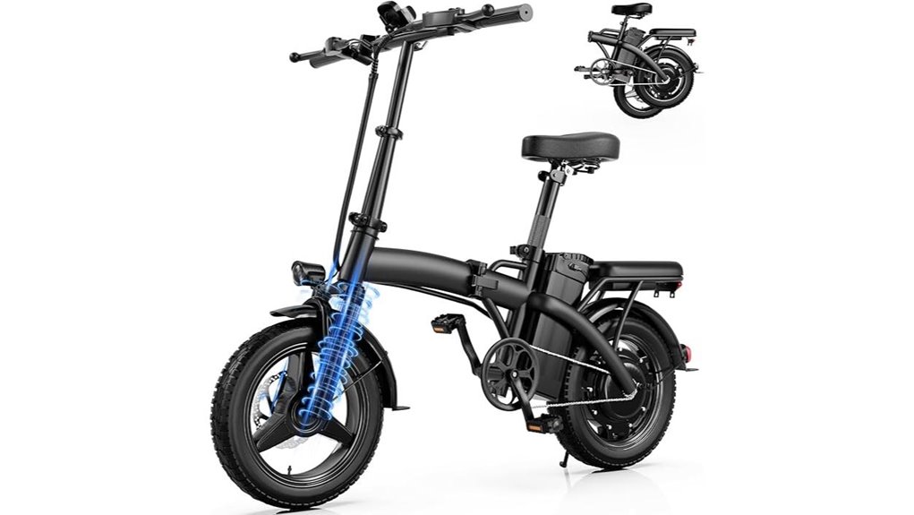 folding 500w electric bike