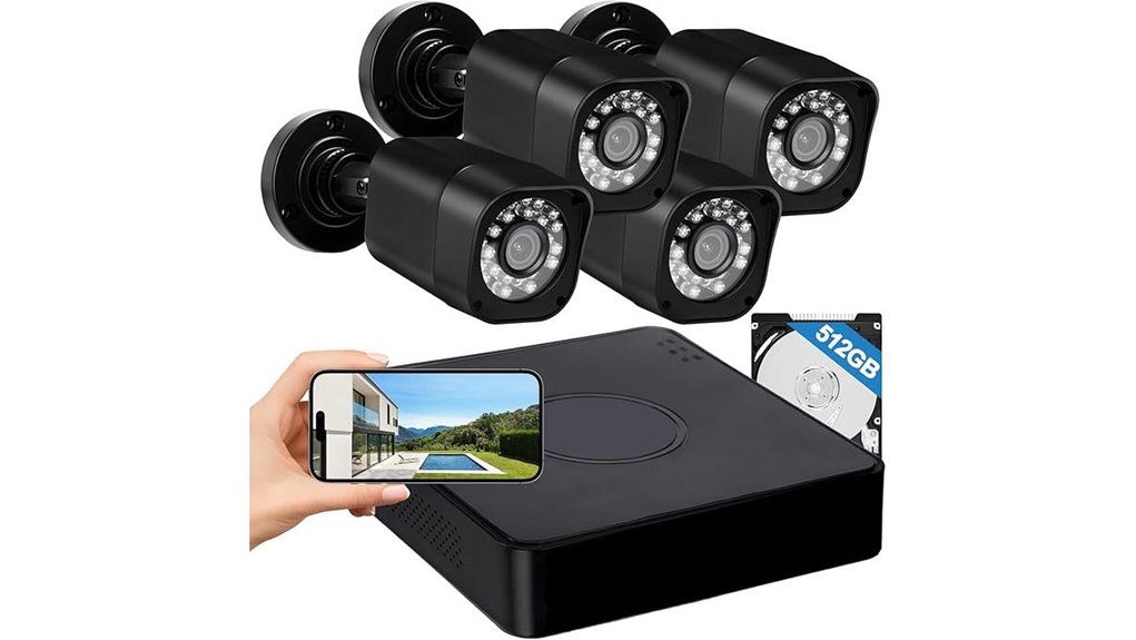 four channel 1080p security