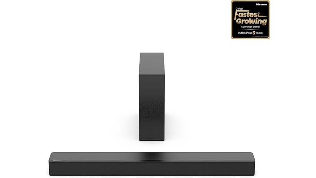 hisense 2 1 sound bar