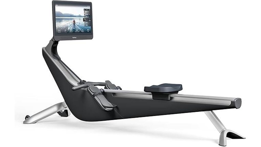 hydrow rowing machine display