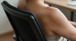 incorrect armrest height causes shoulder strain