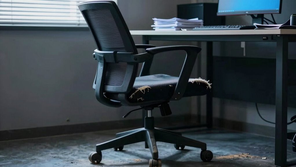 incorrect chair height posture