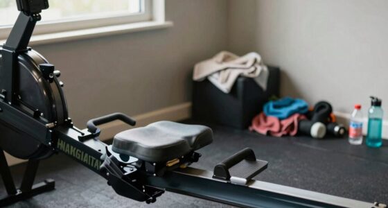 incorrect rowing machine placement