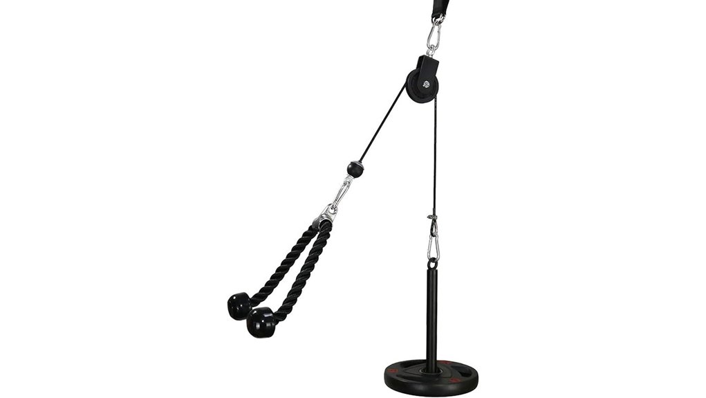 lat pulley triceps biceps