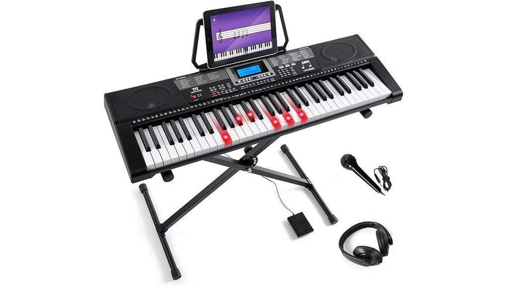 lighted 61 key keyboard