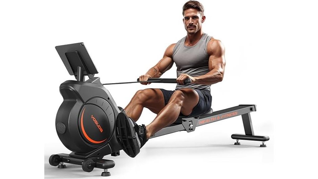 magnetic water rower bluetooth