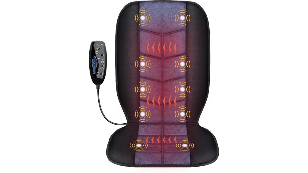 massage chair pad with heat