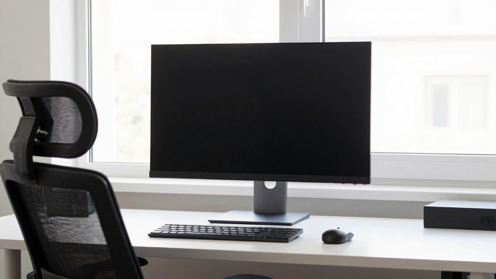 optimal monitor ergonomic positioning