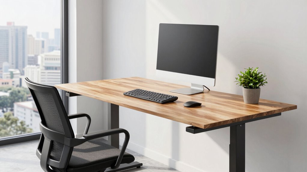 optimal standing desk height