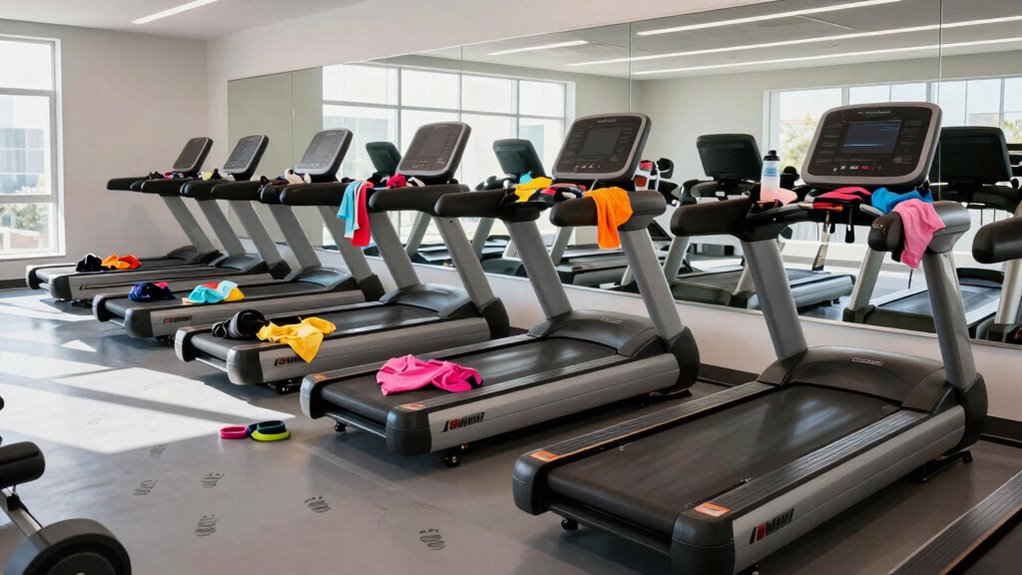 organized maintained workout space