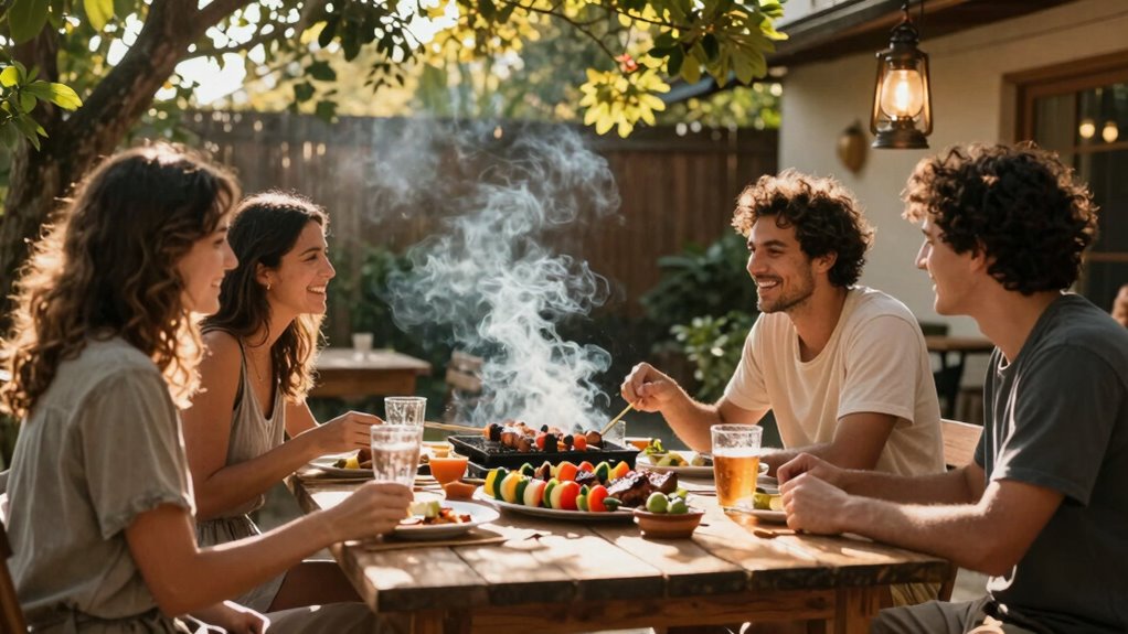 outdoor cooking fosters genuine connections