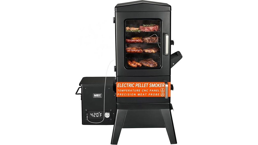 pellet smoker with accessories