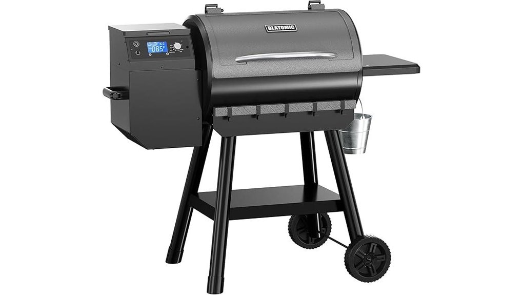 pellet smoker with probe