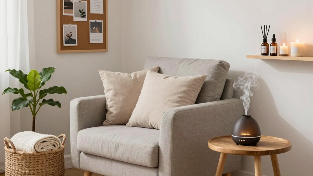 personalized calming retreat space
