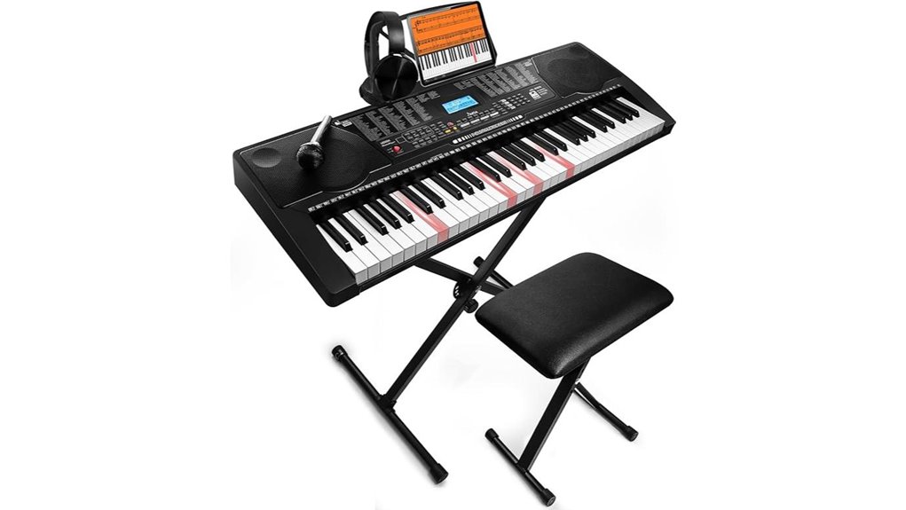 portable 61 key keyboard