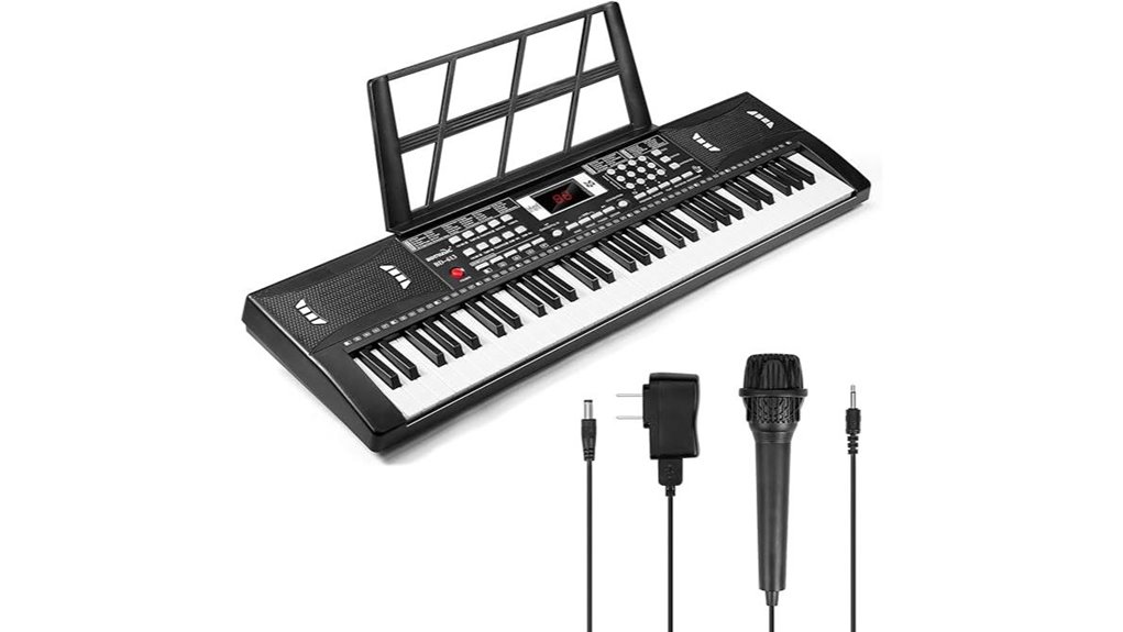 portable 61 key piano