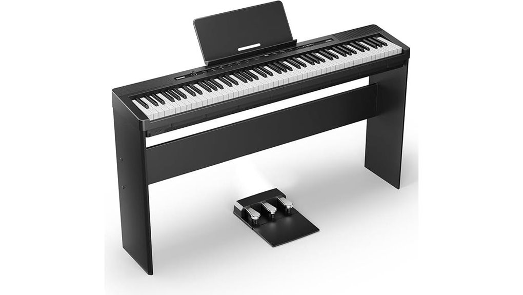 portable 88 key digital piano