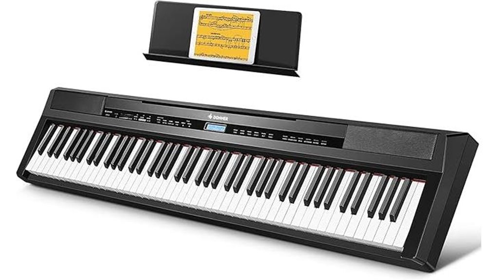portable 88 key digital piano