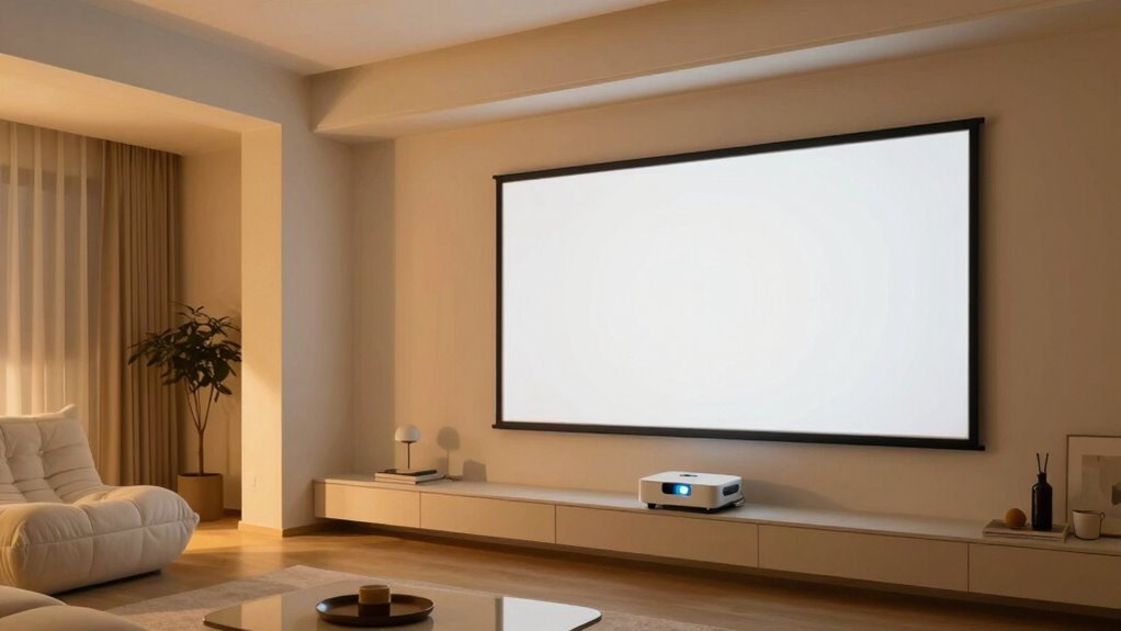 projectors offer flexible large screens