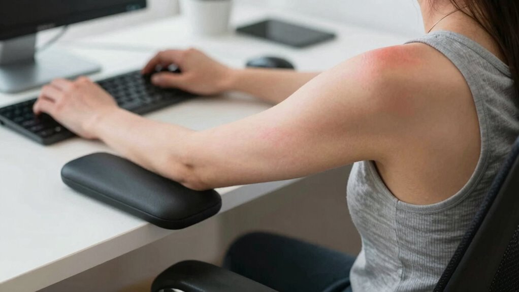 proper armrest height alignment