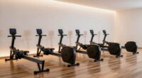 quiet home rowing machines