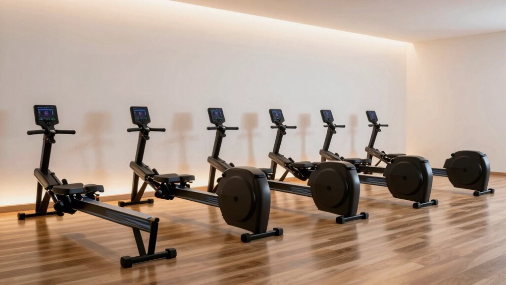 quiet home rowing machines