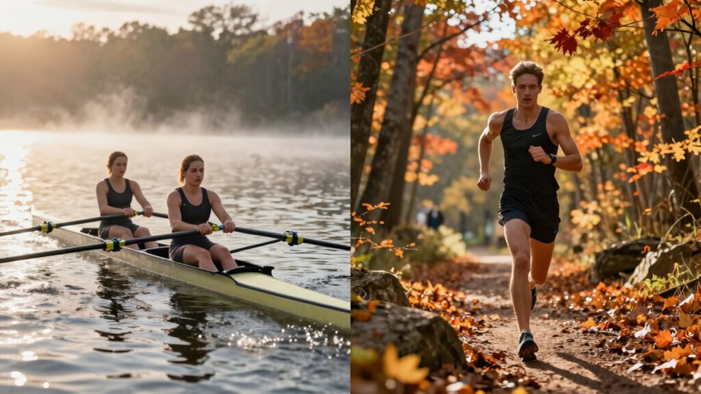 rowing enhances full body endurance