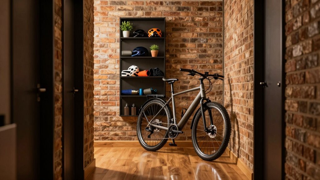 secure organized e bike storage