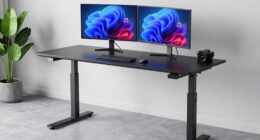 top dual monitor desks