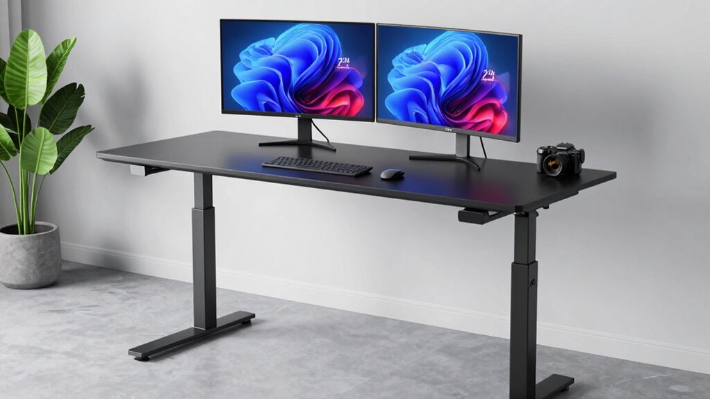 top dual monitor desks