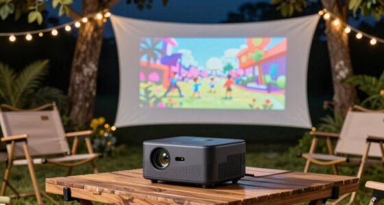 top portable outdoor projectors